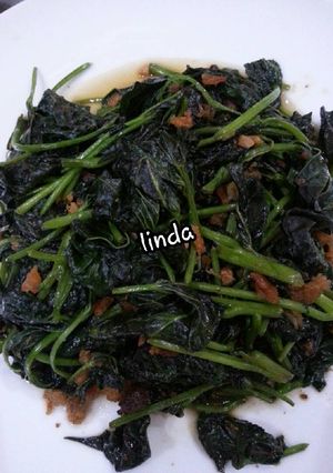 Foto resep Tumis hebi daun ubi jalar