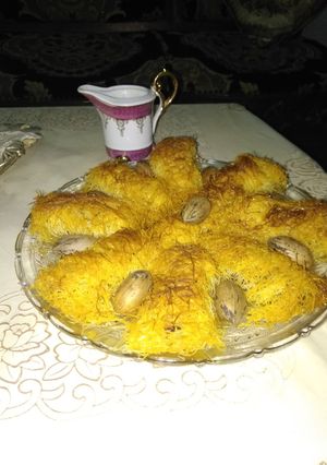 صورة لوصفة قطايف بالجوز (احم احم جابولنا شوية جوز ههههه)