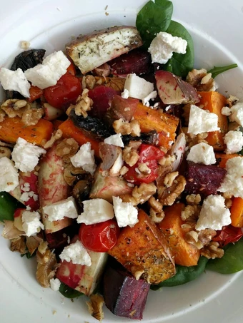 Easy Steps to Make Roast Vegetable Salad the Delicious You can take Joss in your mouth