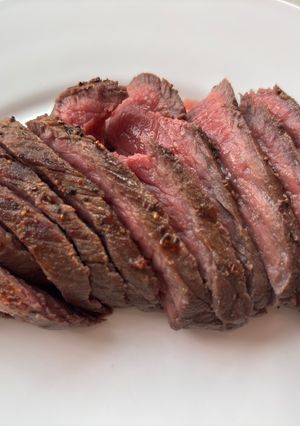 A picture of Simple Medium Rare Steak.