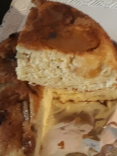Una foto de Torta invertida de manzana