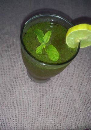 A picture of Mint Shikanji.