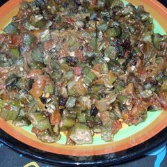 A picture of Okra Masala.