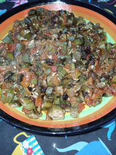 A picture of Okra Masala.