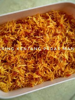 Foto resep Kering kentang pedas manis