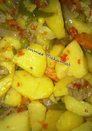 A picture of Potato Goulash.