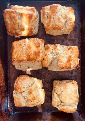 A picture of Sage Brown Butter Biscuits.