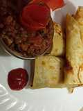 Leftover chapatis and brown ndengus