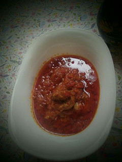 A picture of Beef tomato stew.
