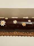 Chocolate Bûche de Noël with Mango-Passion Fruit Insert