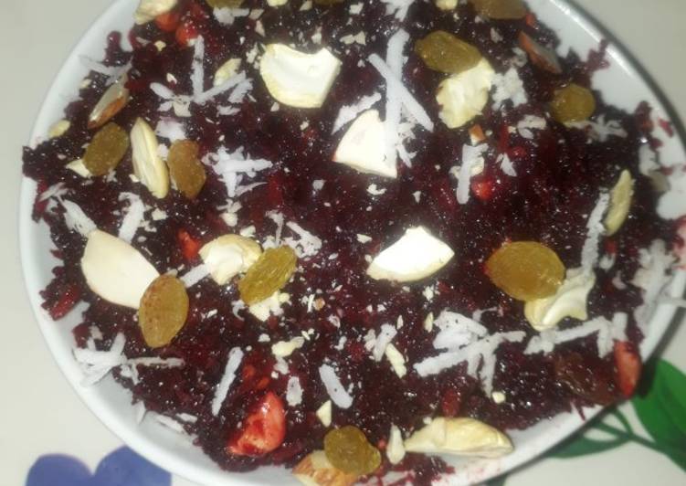 Recipe of Quick Beetroot halwa