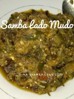 Foto resep Samba Lado Mudo (sambal cabe ijo) khas Padang