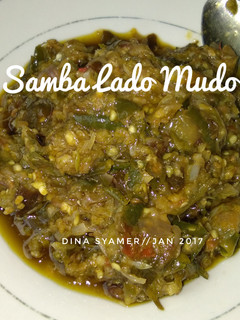 Foto resep Samba Lado Mudo (sambal cabe ijo) khas Padang