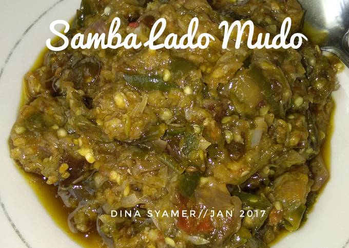 Resep Samba Lado Mudo Sambal Cabe Ijo Khas Padang Oleh Dina Syamer Syofia Cookpad 4107