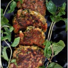 A picture of Bitter gaurd kabab.