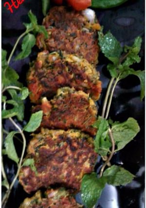 A picture of Bitter gaurd kabab.
