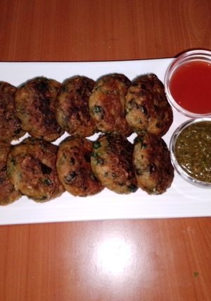 A picture of Potato & fenugreek patties 🥔🌱(aloo methi ki tikki).