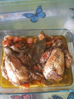Una foto de Pollitos Picantones en escabeche