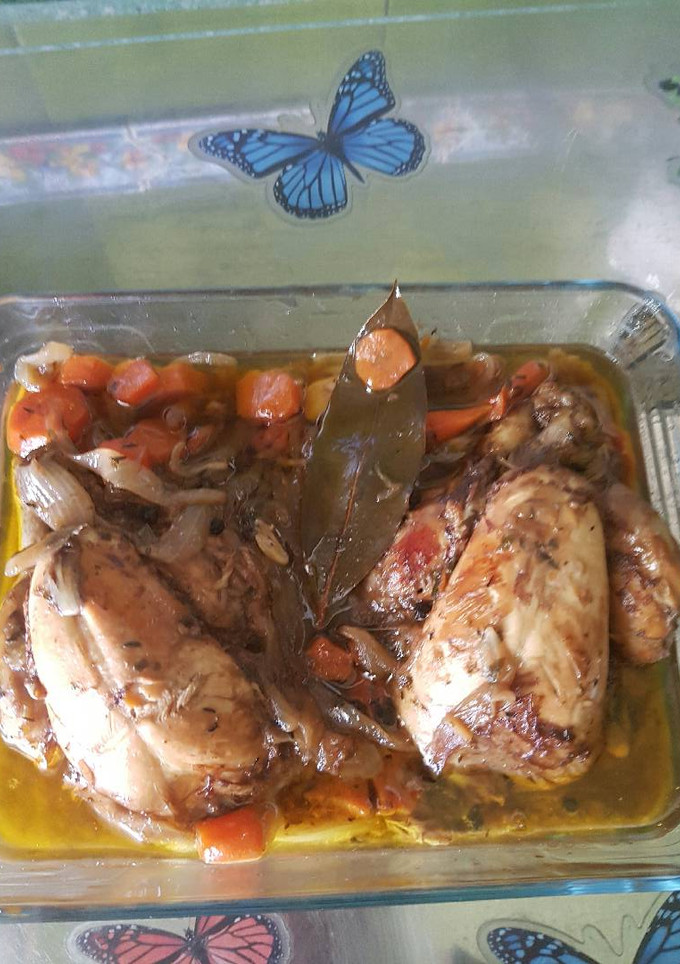 Una foto de Pollitos Picantones en escabeche