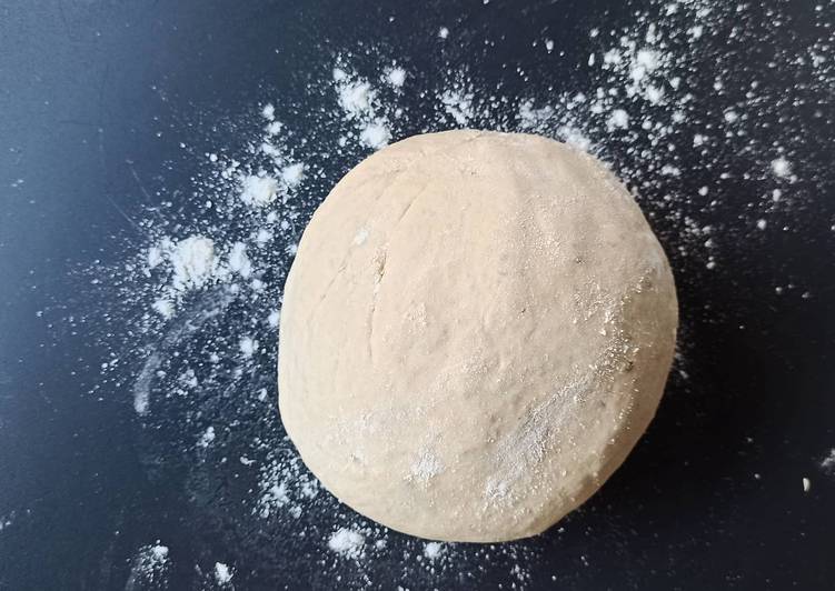 Masa pizza con ajo y orégano