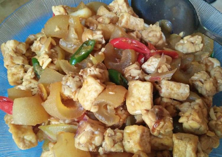 Oseng Cecek Tahu Tempe