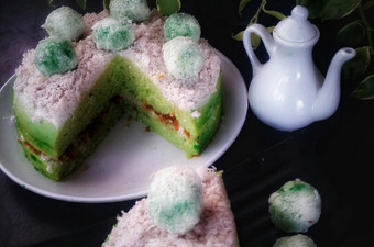 Resep 4 ~ 1 KLepon Cake yang Sempurna