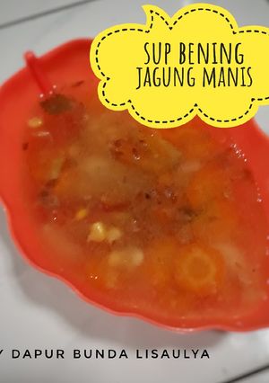 Foto resep 20. Sup bening jagung manis