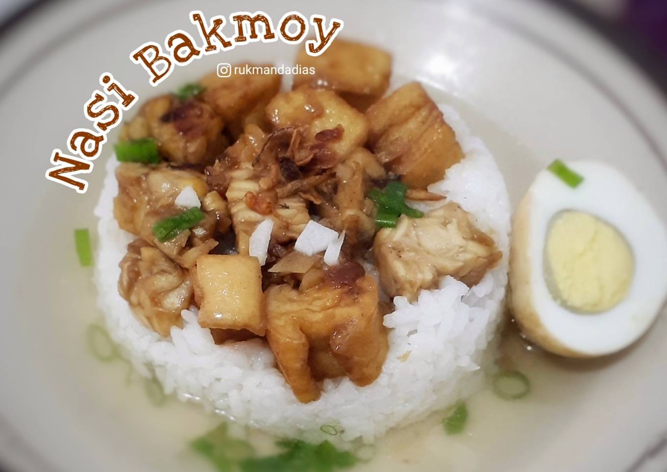 Nasi Bakmoy Tahu Tempe