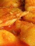 Estofado de patatas con raya de mamá Luisa