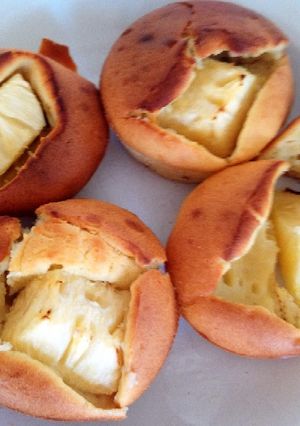 A picture of Pineapple upside down cupcakes.