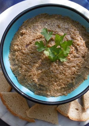 A picture of Aubergine dip (Melitzanosalata).