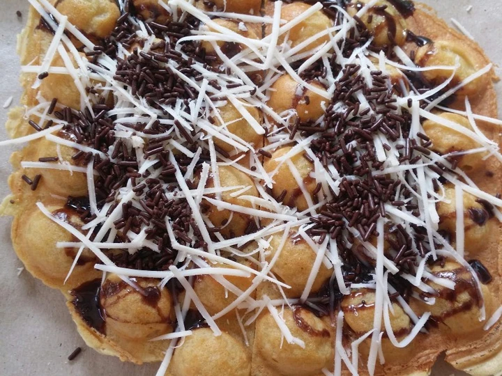Cara Gampang Membuat Resep  Waffle egg sederhana yang Enak Banget, Lezat Sekali