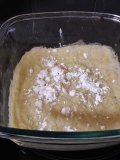 Una foto de Puré de mijo gratinado vegano