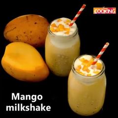 A picture of Mango milk shake.