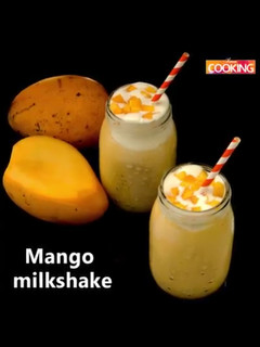 A picture of Mango milk shake.