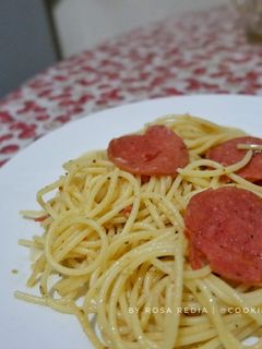 Foto resep Spaghetti Aglio e Olio Pepperoni