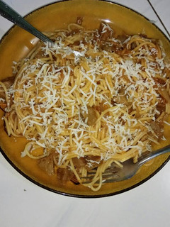 Foto resep Spaghetti bolognese with meatball