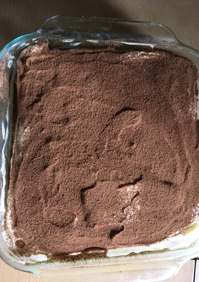 Una foto de Tiramisú sin huevo