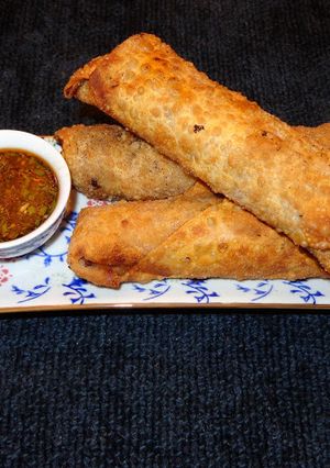 A picture of Dough for Chinese Spring Roll Wrappers.