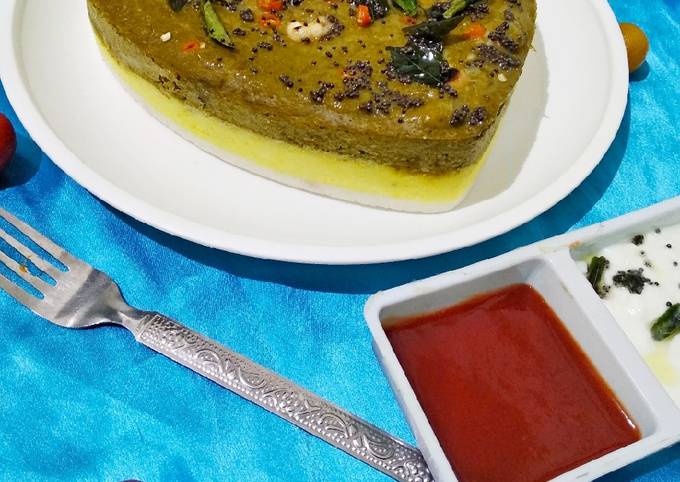 Erivum Puliyum: Instant Dhokla | Khaman Dhokla | Savory Steamed Cake with  Seasoning