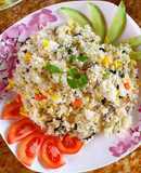 Cơm trộn khô cá mặn