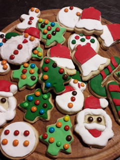 Una foto de Galletitas navideñas forradas 🎄💕