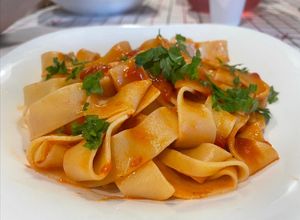 Foto di Pappardelle con Pomodorini Freschi