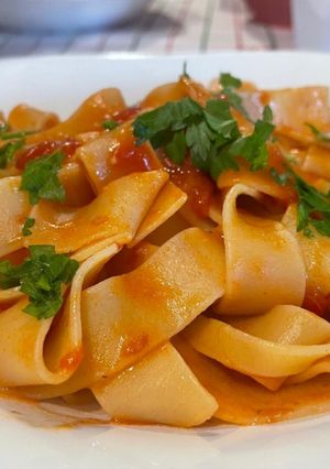 Foto di Pappardelle con Pomodorini Freschi