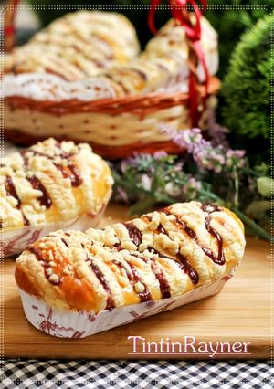 Foto resep Blueberry Streusel Bread aka Roti Manis Blueberry Crumble, perfect!