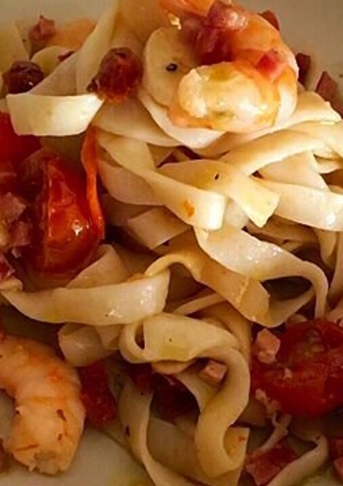 Una foto de Tallarimis al wok