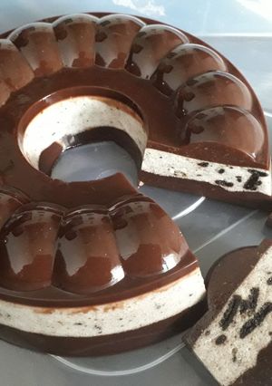 Foto resep Puding Coklat Oreo