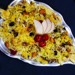 Fruits and Nuts Pulao A picture of Fruits and Nuts Pulao.