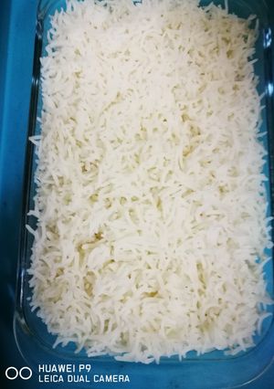 A picture of White rice.