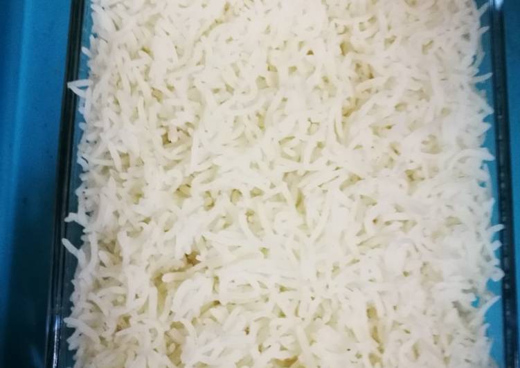Steps to Prepare Homemade White rice